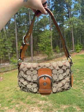 Coach Soho Signature C Flap Bag